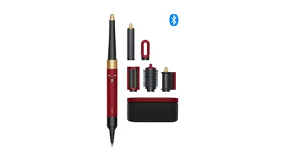Стайлер Dyson HS08 Airwrap ID Straight/Wavy Red Velvet/Gold (596926-01)